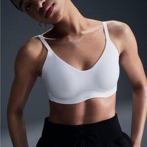 Nike Alate Minimalist White Sports Bra
